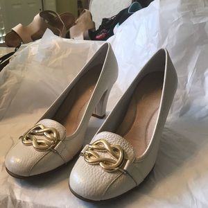 Aerosoles Heels Cream/white Sz 10